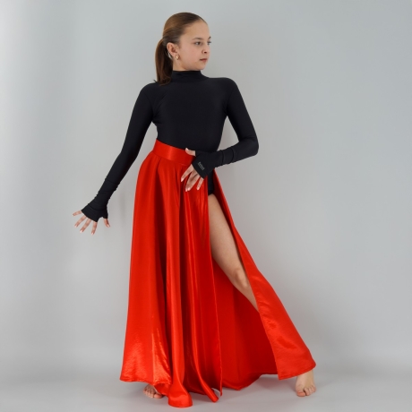 Czerwona spódnica do Paso Doble